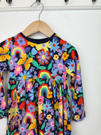 F&F Floral Long Sleeve Dress - Girls 3 - 4 Years - Little Ones Preloved. Second Hand Children's & Preloved Baby, Kids, Girls & Boys Clothes. UK online