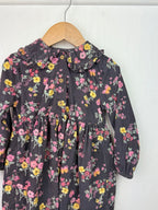F&F Floral Ribbed Dress - Girls 3 - 4 Years - Little Ones Preloved. Second Hand Children's & Preloved Baby, Kids, Girls & Boys Clothes. UK online