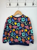 F&F Floral Round Neck Jumper - Girls 5 - 6 Years - Little Ones Preloved. Second Hand Children's & Preloved Baby, Kids, Girls & Boys Clothes. UK online