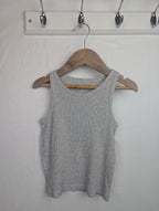 F&F Grey Ribbed Vest Top - Boys 4 - 5 Years - Little Ones Preloved. Second Hand Children's & Preloved Baby, Kids, Girls & Boys Clothes. UK online