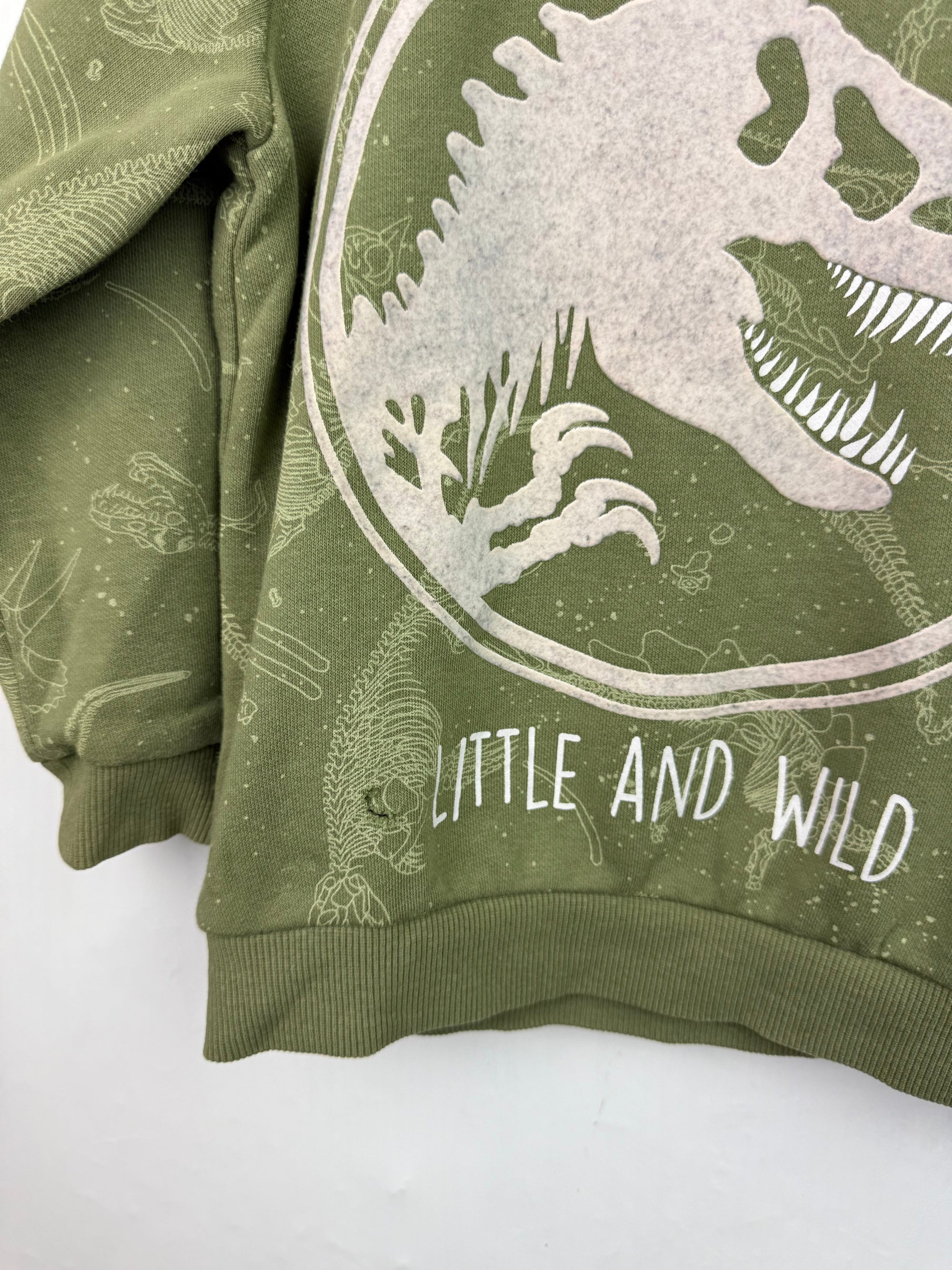 F&F Jurassic World Jumper - Boys 4 - 5 Years - Little Ones Preloved. Second Hand Children's & Preloved Baby, Kids, Girls & Boys Clothes. UK online