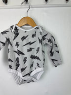 F&F Lightening Bodysuit - Boys 3 - 6 Months - Little Ones Preloved. Second Hand Children's & Preloved Baby, Kids, Girls & Boys Clothes. UK online