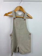 F&F Linen & Cotton Dungarees - Boys 9 - 12 Months - Little Ones Preloved. Second Hand Children's & Preloved Baby, Kids, Girls & Boys Clothes. UK online