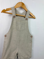 F&F Linen & Cotton Dungarees - Boys 9 - 12 Months - Little Ones Preloved. Second Hand Children's & Preloved Baby, Kids, Girls & Boys Clothes. UK online