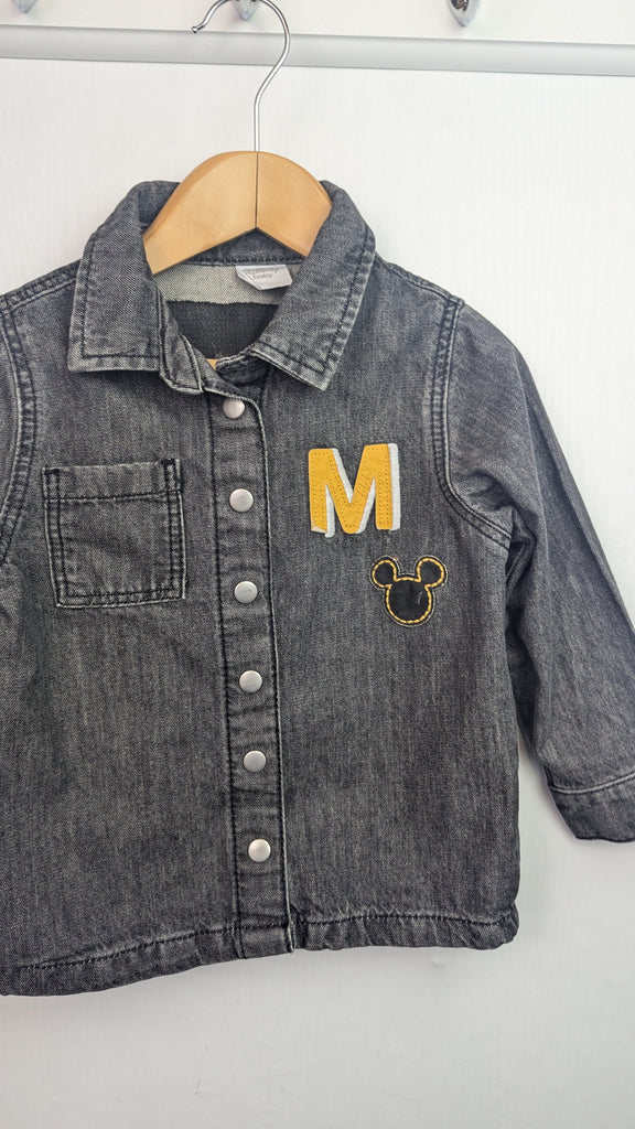 F&F Mickey Mouse Denim Shirt - Unisex 12-18 Months Disney @ Tesco Used, Preloved, Preworn & Second Hand Baby, Kids & Children's Clothing UK Online. Cheap affordable. Brands including Next, Joules, Nutmeg Morrisons, TU, F&F, H&M.