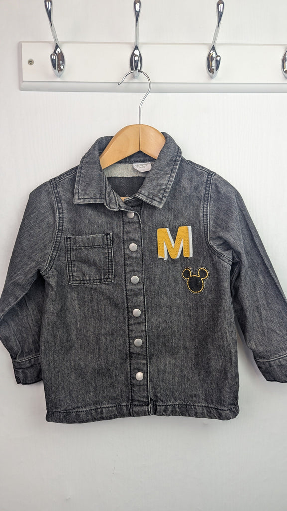 F&F Mickey Mouse Denim Shirt - Unisex 12-18 Months Disney @ Tesco Used, Preloved, Preworn & Second Hand Baby, Kids & Children's Clothing UK Online. Cheap affordable. Brands including Next, Joules, Nutmeg Morrisons, TU, F&F, H&M.