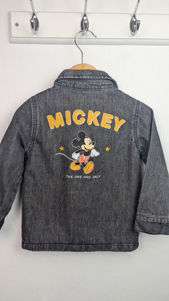 F&F Mickey Mouse Denim Shirt - Unisex 12-18 Months Disney @ Tesco Used, Preloved, Preworn & Second Hand Baby, Kids & Children's Clothing UK Online. Cheap affordable. Brands including Next, Joules, Nutmeg Morrisons, TU, F&F, H&M.