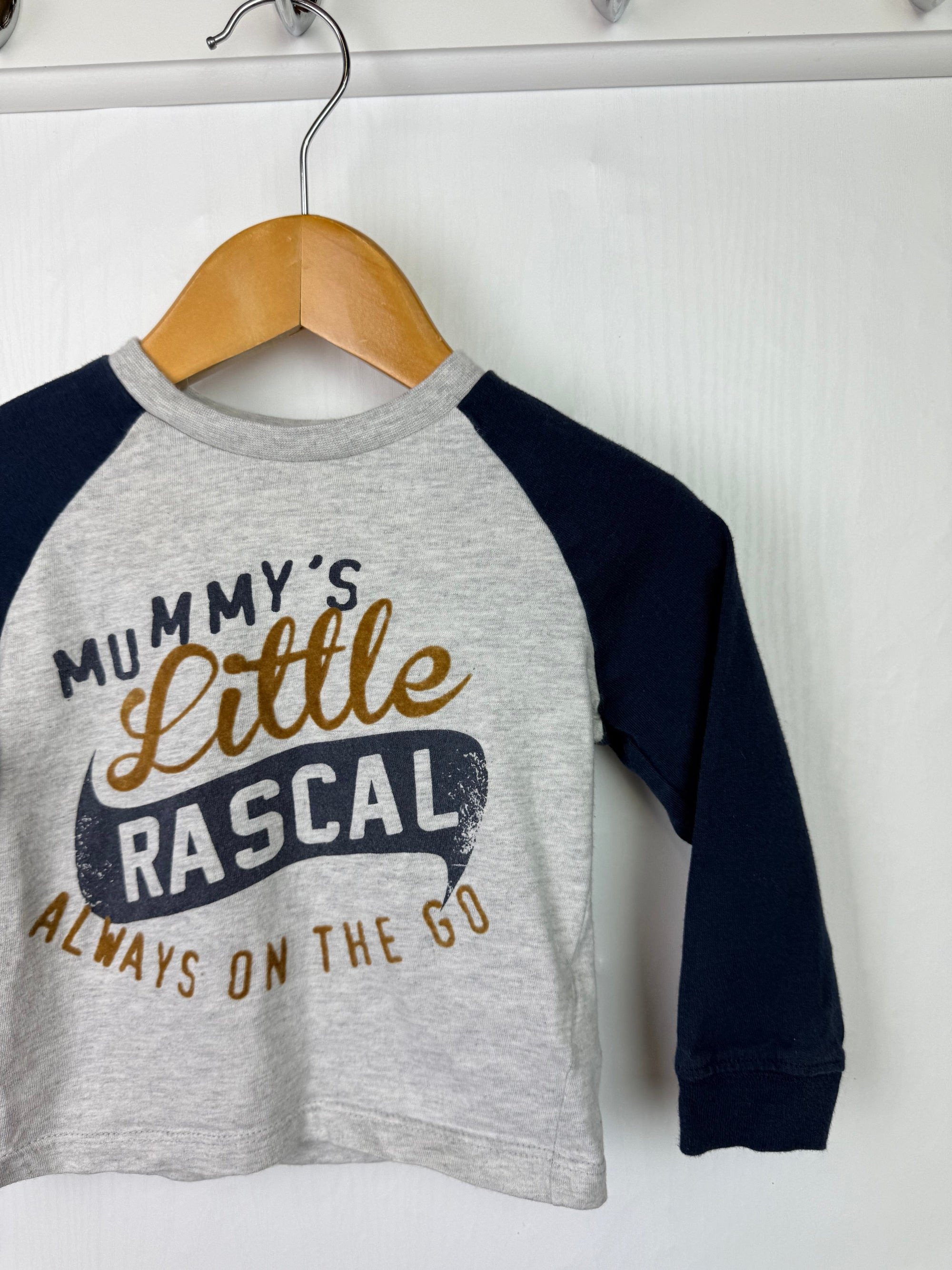 F&F Mummy's Rascal Top - Boys 6 - 9 Months - Little Ones Preloved. Second Hand Children's & Preloved Baby, Kids, Girls & Boys Clothes. UK online