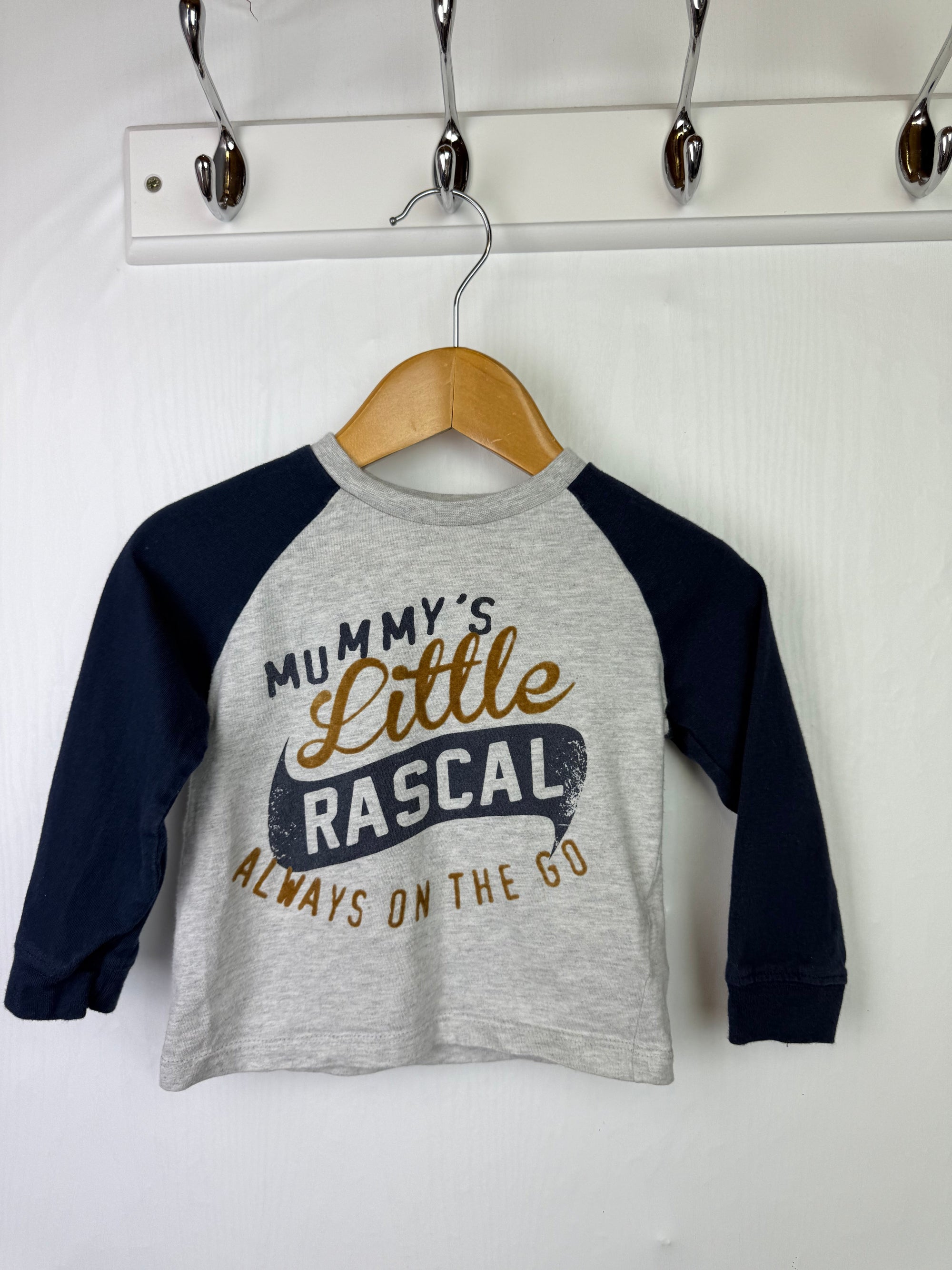 F&F Mummy's Rascal Top - Boys 6 - 9 Months - Little Ones Preloved. Second Hand Children's & Preloved Baby, Kids, Girls & Boys Clothes. UK online