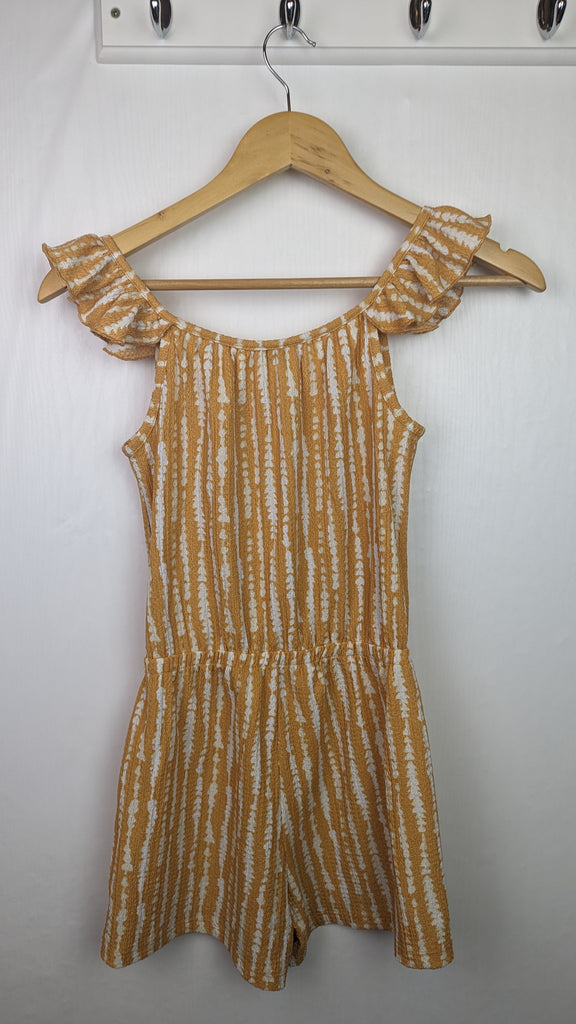 F&F Mustard & White Playsuit - Girls 10-11 Years F&F Used, Preloved, Preworn & Second Hand Baby, Kids & Children's Clothing UK Online. Cheap affordable. Brands including Next, Joules, Nutmeg Morrisons, TU, F&F, H&M.