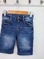 F&F Navy Denim Shorts - Boys 4 - 5 Years - Little Ones Preloved. Second Hand Children's & Preloved Baby, Kids, Girls & Boys Clothes. UK online