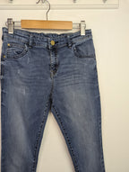 F&F Navy Skinny Jeans - Girls 11 - 12 Years - Little Ones Preloved. Second Hand Children's & Preloved Baby, Kids, Girls & Boys Clothes. UK online