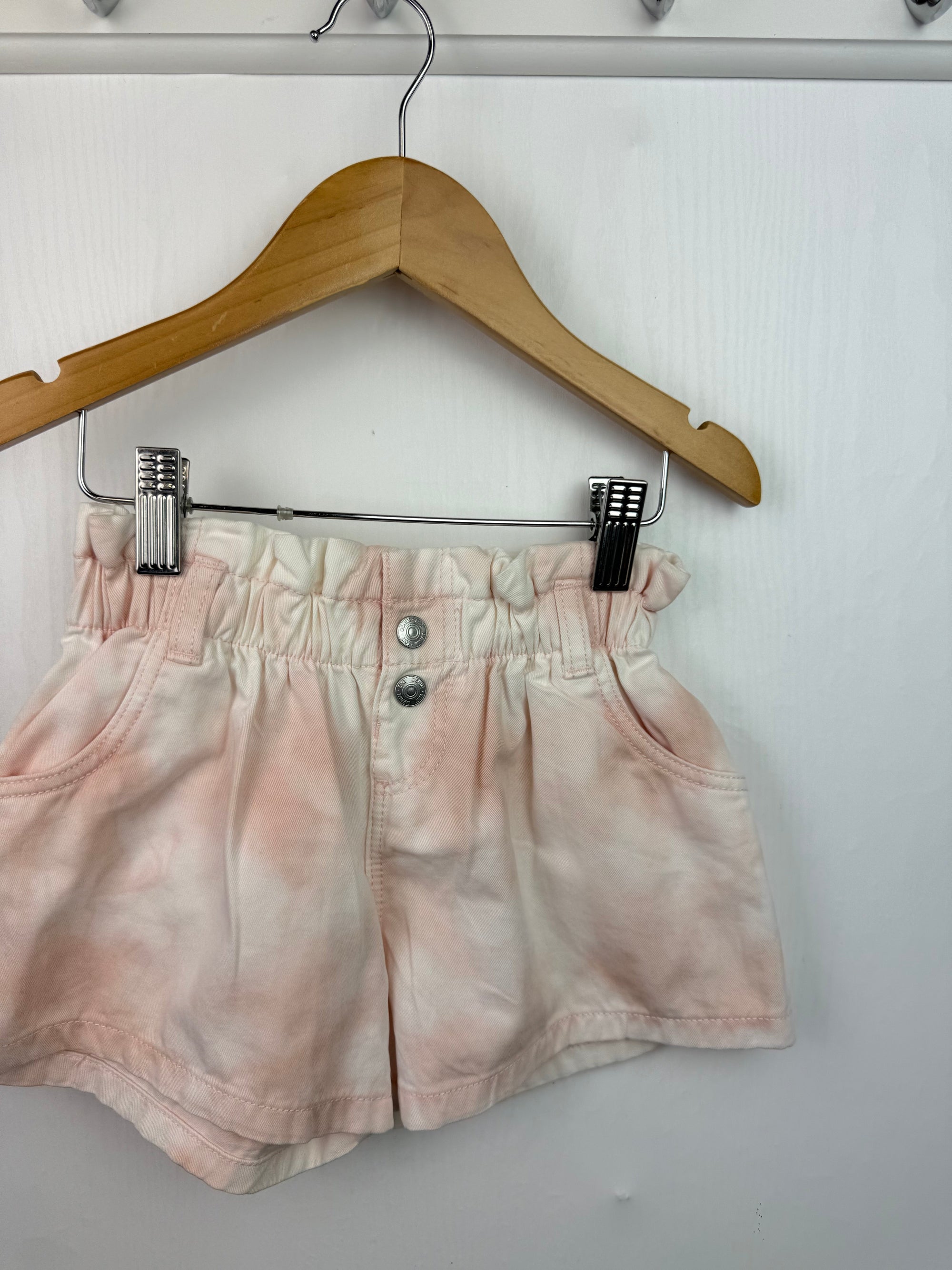 F&F Pink Dye Tie Denim Shorts - Girls 3 - 4 Years - Little Ones Preloved. Second Hand Children's & Preloved Baby, Kids, Girls & Boys Clothes. UK online