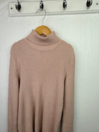 F&F Pink & Gold Ribbed Top - Girls 10 - 11 Years - Little Ones Preloved. Second Hand Children's & Preloved Baby, Kids, Girls & Boys Clothes. UK online