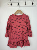 F&F Pink Rainbow Jumper Dress - Girls 4 - 5 Years - Little Ones Preloved. Second Hand Children's & Preloved Baby, Kids, Girls & Boys Clothes. UK online