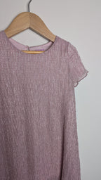 F&F Pink & Silver Mesh Party Dress - Girls 2 - 3 Years - Little Ones Preloved. Second Hand Children's & Preloved Baby, Kids, Girls & Boys Clothes. UK online