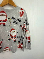 F&F Santa Long Sleeve Top - Unisex 4 - 5 Years - Little Ones Preloved. Second Hand Children's & Preloved Baby, Kids, Girls & Boys Clothes. UK online
