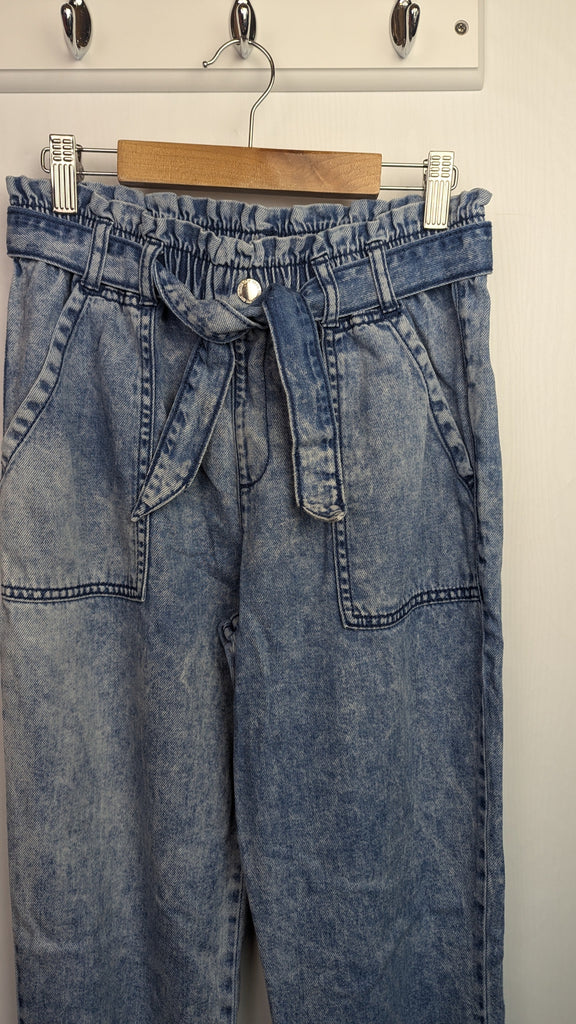 F&F Stonewashed Denim Jeans - Girls 12-13 Years Little Ones Preloved Used, Preloved, Preworn & Second Hand Baby, Kids & Children's Clothing UK Online. Cheap affordable. Brands including Next, Joules, Nutmeg Morrisons, TU, F&F, H&M.