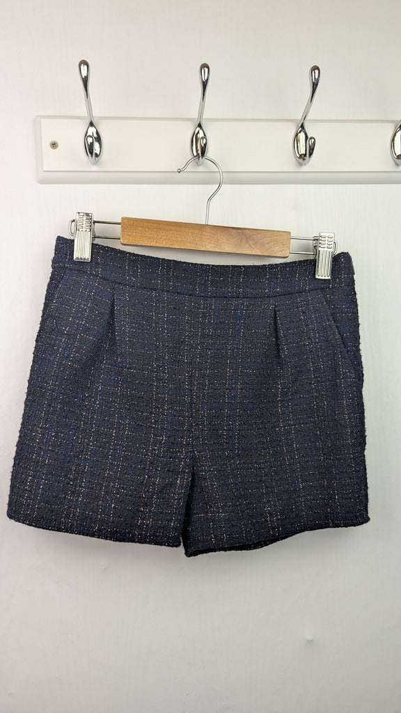 F&F Tweed Glitter Shorts - Girls 9-10 Years F&F Used, Preloved, Preworn & Second Hand Baby, Kids & Children's Clothing UK Online. Cheap affordable. Brands including Next, Joules, Nutmeg Morrisons, TU, F&F, H&M.