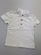 F&F White Top - Boys 6 - 9 Months - Little Ones Preloved. Second Hand Children's & Preloved Baby, Kids, Girls & Boys Clothes. UK online