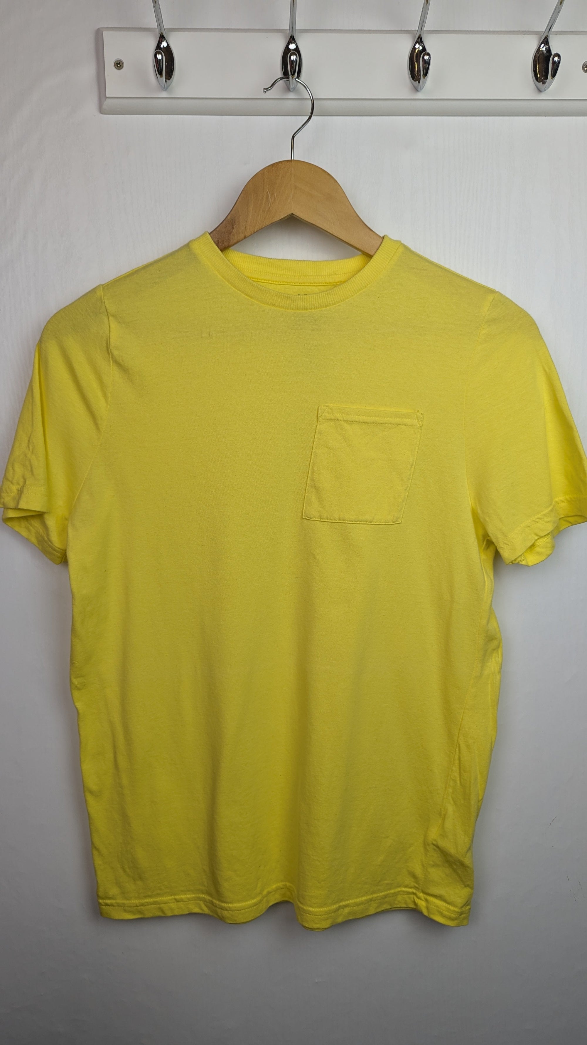 F&F Yellow Pocket Short Sleeve Top - Boys 12 - 13 Years - Little Ones Preloved. Second Hand Children's & Preloved Baby, Kids, Girls & Boys Clothes. UK online