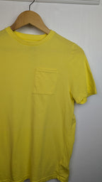 F&F Yellow Pocket Short Sleeve Top - Boys 12 - 13 Years - Little Ones Preloved. Second Hand Children's & Preloved Baby, Kids, Girls & Boys Clothes. UK online