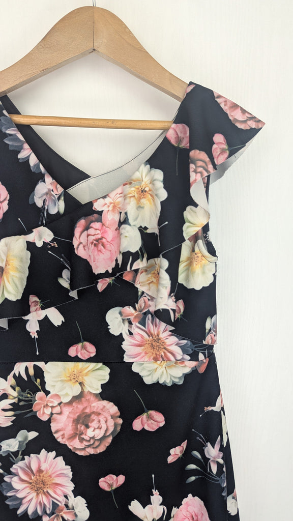 Fire Trap Black & Floral Stretch Dress - Girls 9-10 Years Fire Trap Used, Preloved, Preworn & Second Hand Baby, Kids & Children's Clothing UK Online. Cheap affordable. Brands including Next, Joules, Nutmeg Morrisons, TU, F&F, H&M.