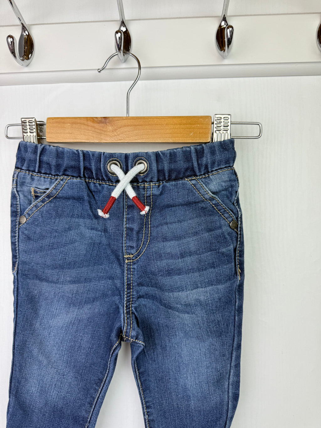 Fred & Flo Denim Cuffed Jeans - Boys 6 - 9 Months - Little Ones Preloved. Second Hand Children's & Preloved Baby, Kids, Girls & Boys Clothes. UK online