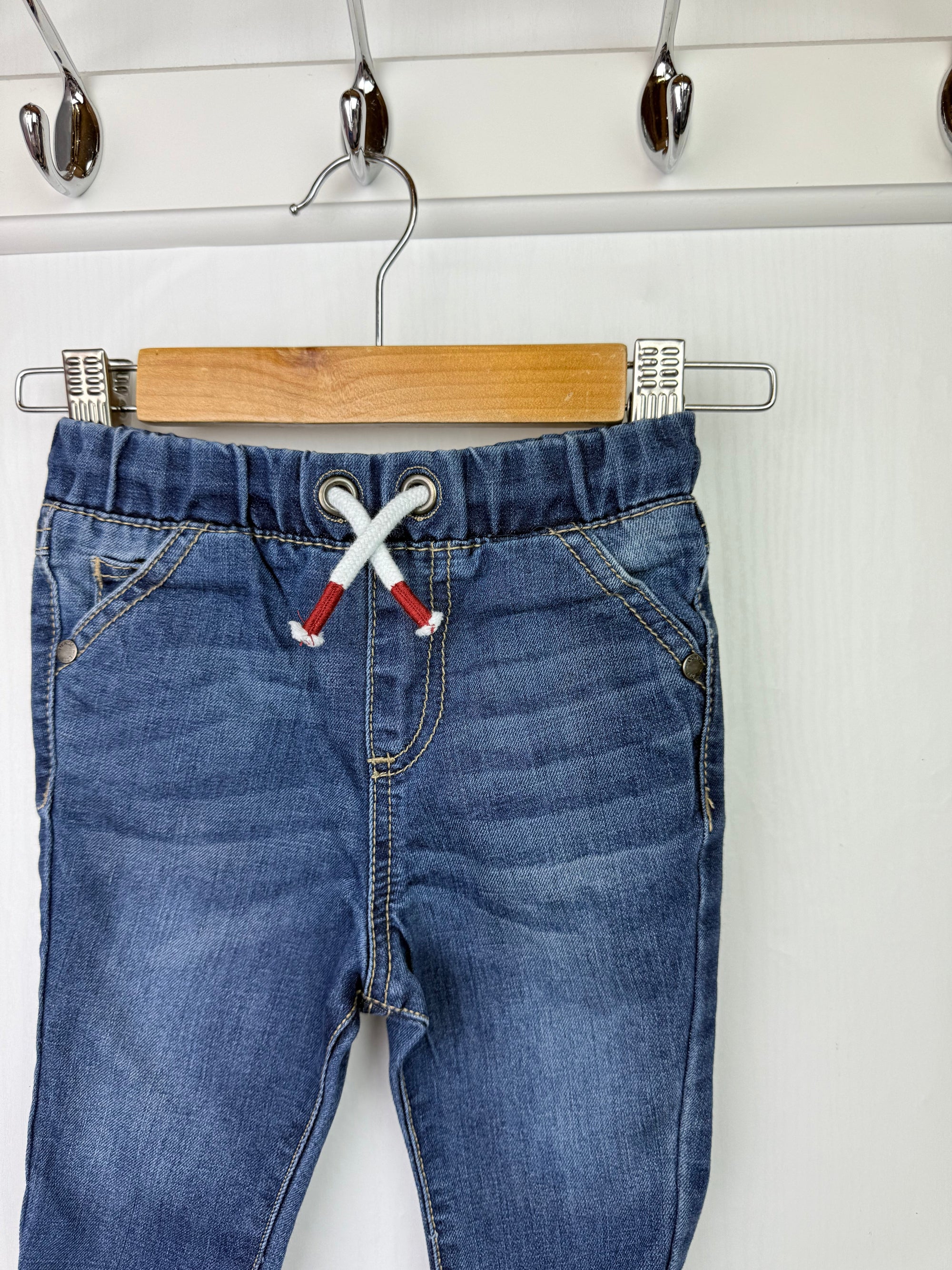 Fred & Flo Denim Cuffed Jeans - Boys 6 - 9 Months - Little Ones Preloved. Second Hand Children's & Preloved Baby, Kids, Girls & Boys Clothes. UK online