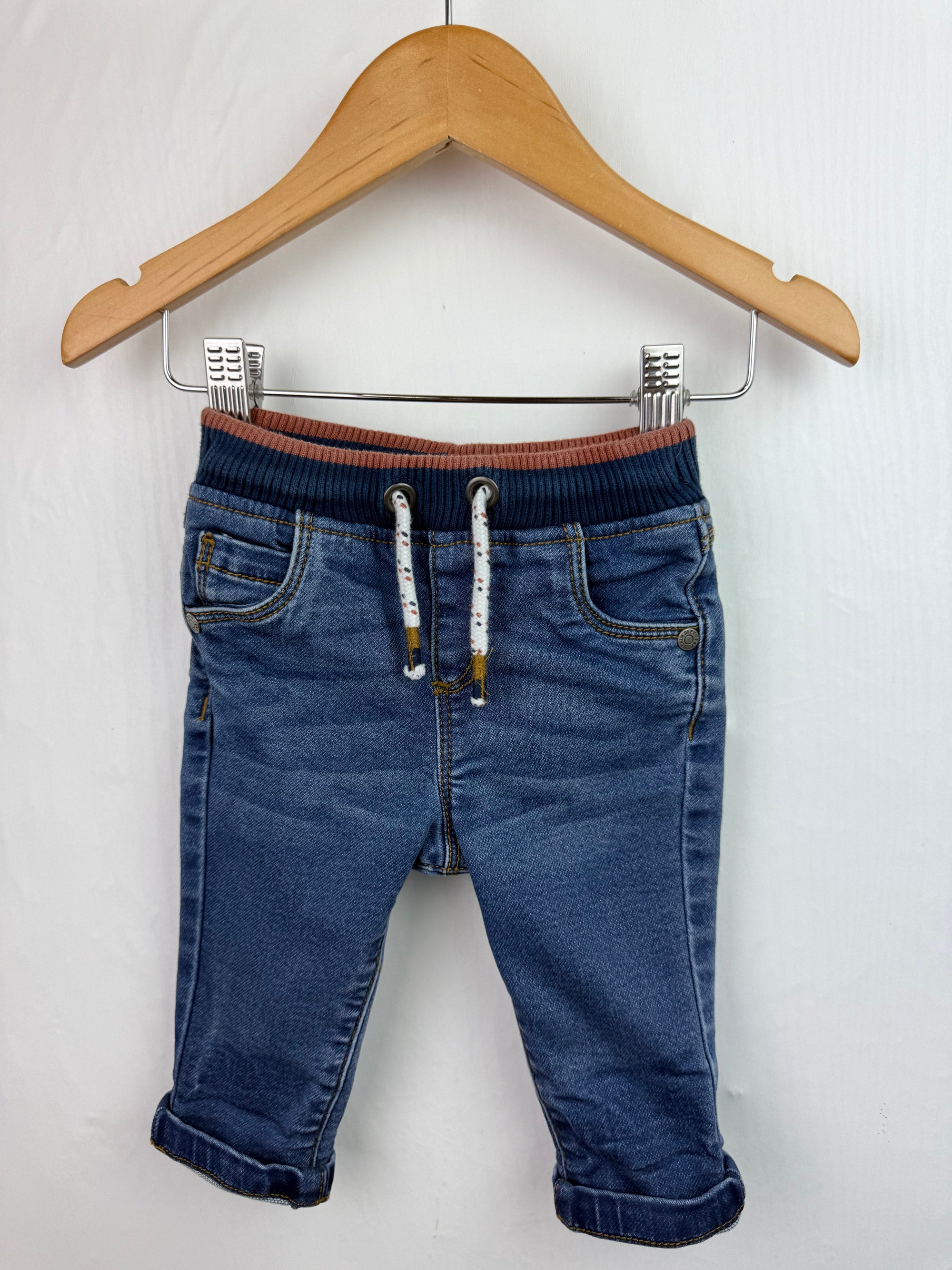 Fred & Flo Denim Jeans - Boys 0 - 3 Months - Little Ones Preloved. Second Hand Children's & Preloved Baby, Kids, Girls & Boys Clothes. UK online