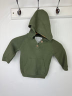 Fred & Flo Green Knit Hoodie - Boys Newborn - Little Ones Preloved. Second Hand Children's & Preloved Baby, Kids, Girls & Boys Clothes. UK online
