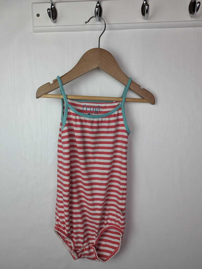 Frugi Strap Bodysuit 18-24 Months Frugi Used, Preloved, Preworn & Second Hand Baby, Kids & Children's Clothing UK Online. Cheap affordable. Brands including Next, Joules, Nutmeg Morrisons, TU, F&F, H&M.