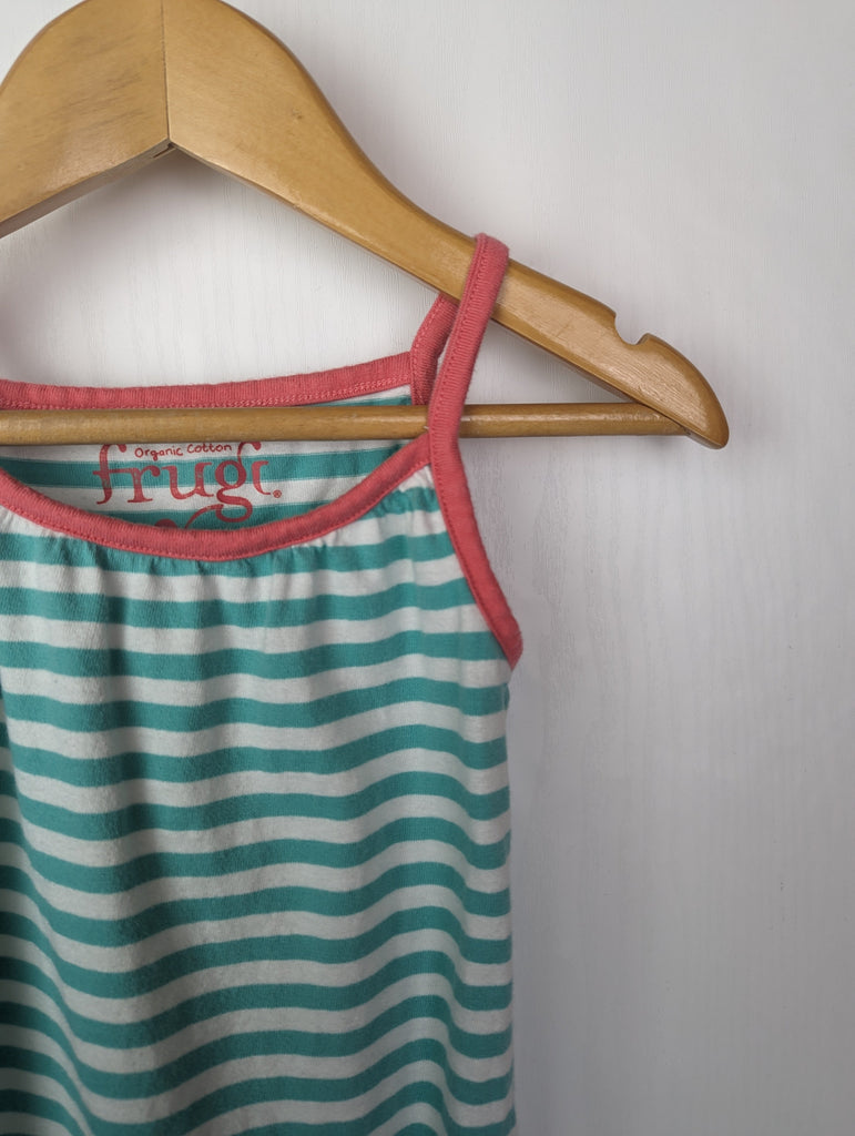 Frugi Striped Strap Bodysuit 18-24 Months Frugi Used, Preloved, Preworn Baby, Girls & Boys Clothes. Kids & Children's second hand Clothing UK Online. Cheap affordable. Brands including Next, Joules, Nutmeg Morrisons, TU, F&F, H&M.