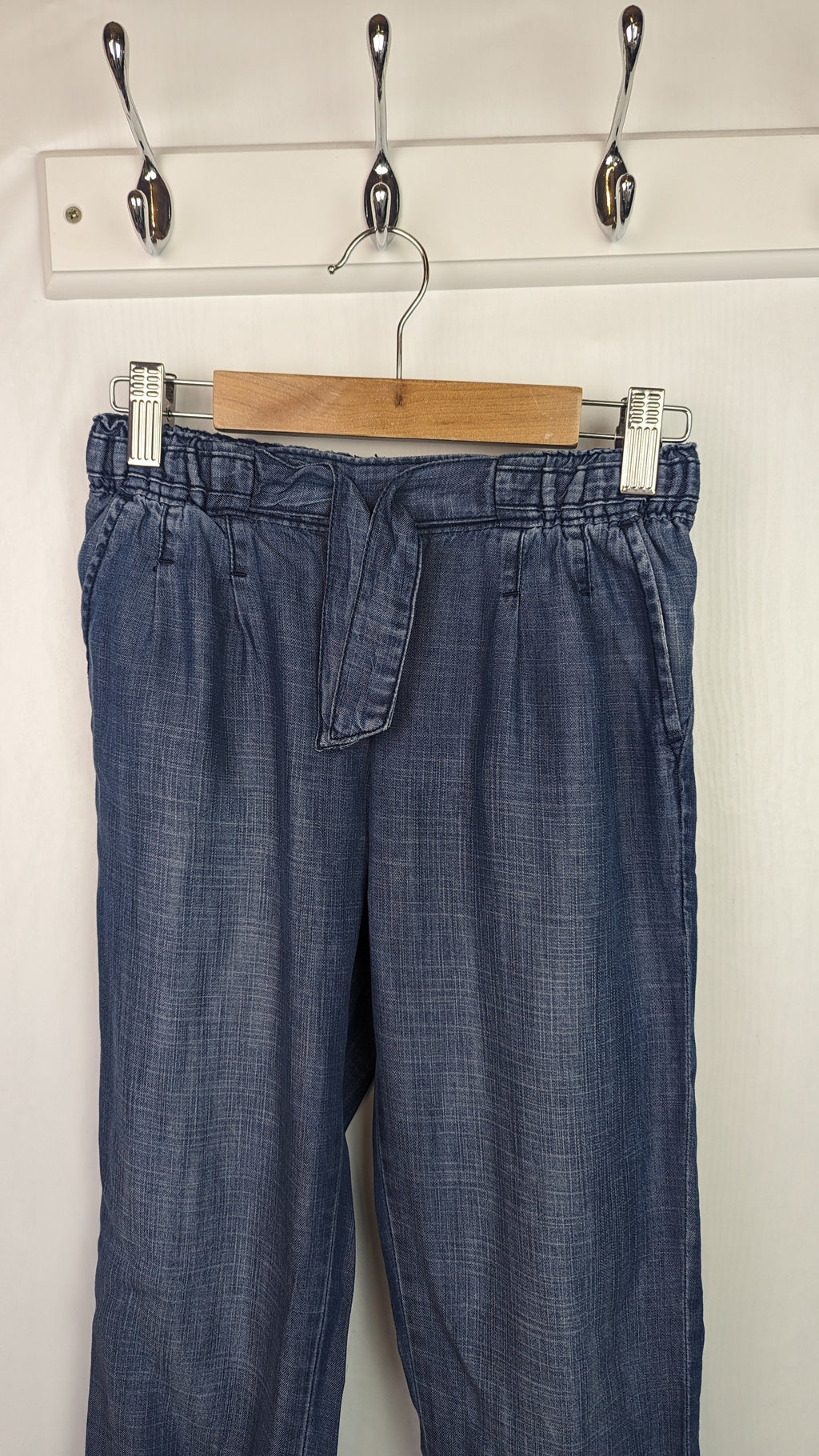 Gap Blue Denim Trousers - Girls 8 - 9 Years - Little Ones Preloved. Second Hand Children's & Preloved Baby, Kids, Girls & Boys Clothes. UK online