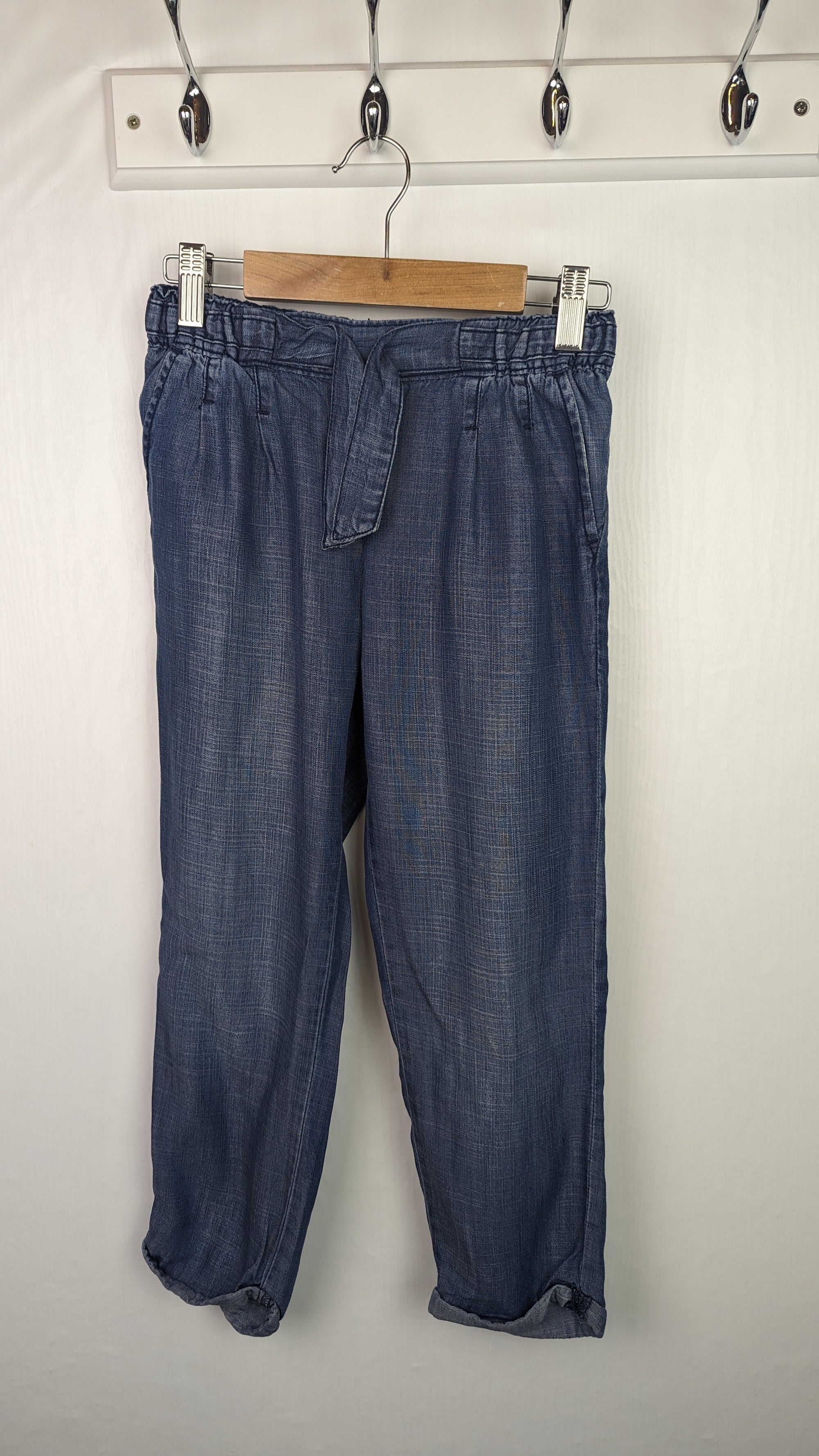 Gap Blue Denim Trousers - Girls 8 - 9 Years - Little Ones Preloved. Second Hand Children's & Preloved Baby, Kids, Girls & Boys Clothes. UK online