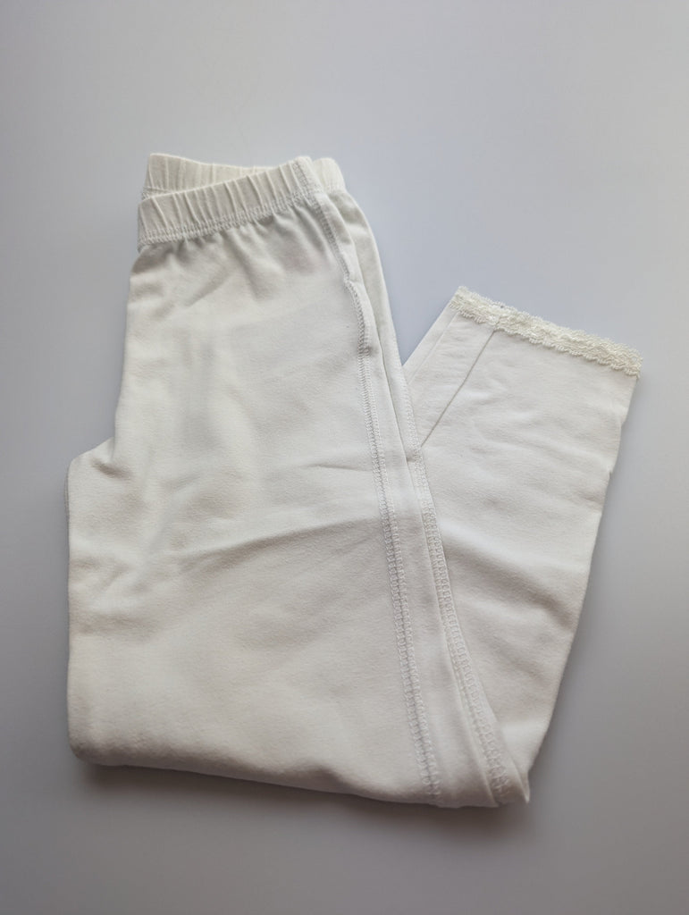 Gap Cream Leggings - Girls 6-7 Years Little Ones Preloved Used, Preloved, Preworn Baby, Girls & Boys Clothes. Kids & Children's second hand Clothing UK Online. Cheap affordable. Brands including Next, Joules, Nutmeg Morrisons, TU, F&F, H&M.