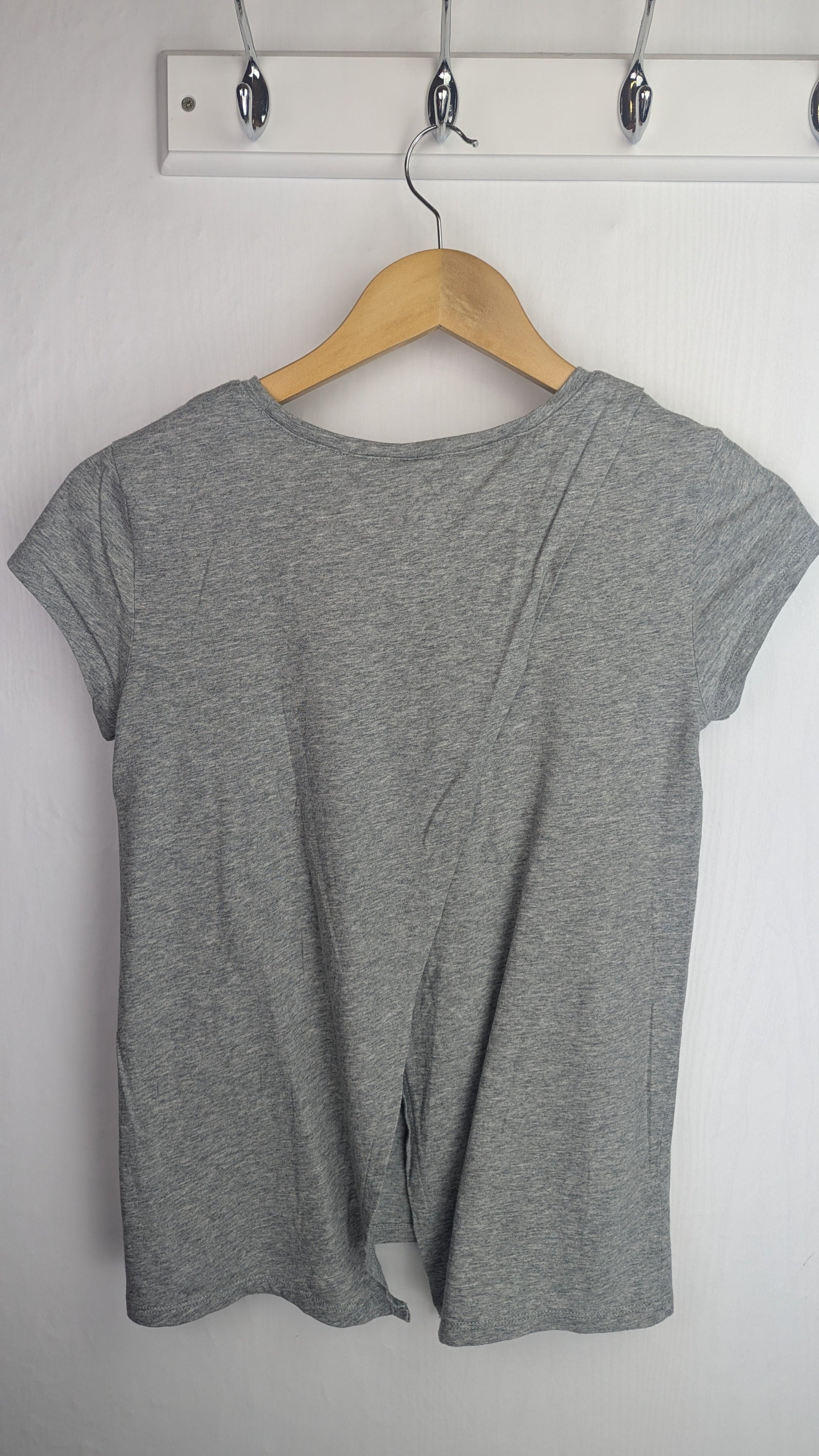 Gap Grey Love Sequins Cross - Back Top - Girls 14 - 16 Years - Little Ones Preloved. Second Hand Children's & Preloved Baby, Kids, Girls & Boys Clothes. UK online