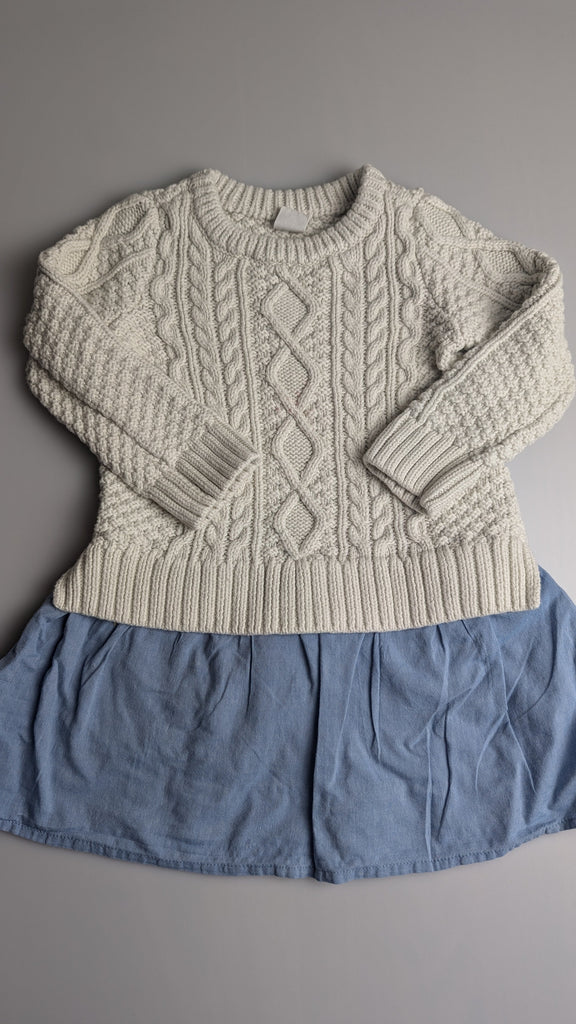 Gap Knit Jumper Dress - Girls 2 Years Gap Used, Preloved, Preworn & Second Hand Baby, Kids & Children's Clothing UK Online. Cheap affordable. Brands including Next, Joules, Nutmeg Morrisons, TU, F&F, H&M.