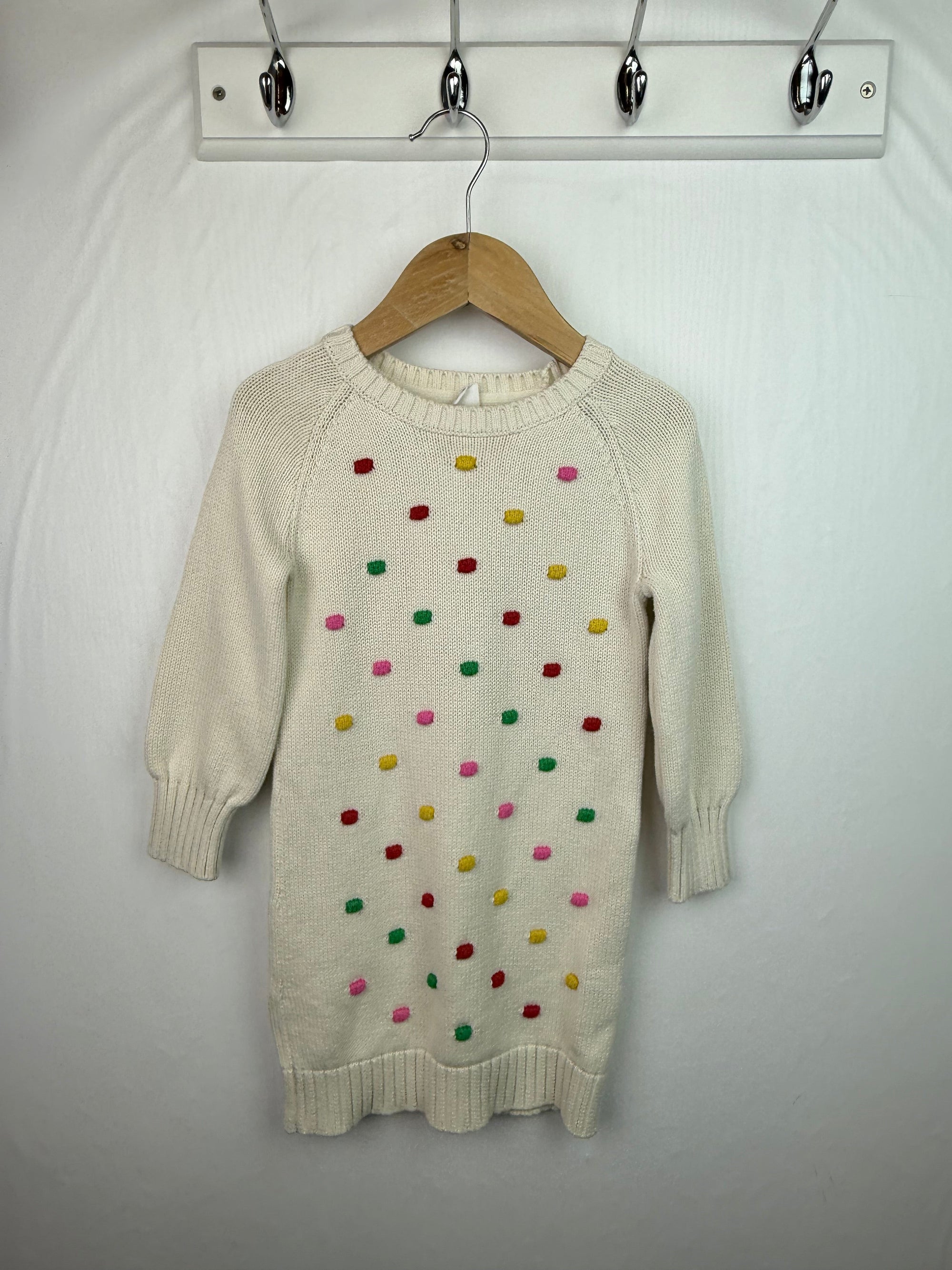 Gap Knit Polka Dot Dress - Girls 4 Years - Little Ones Preloved. Second Hand Children's & Preloved Baby, Kids, Girls & Boys Clothes. UK online