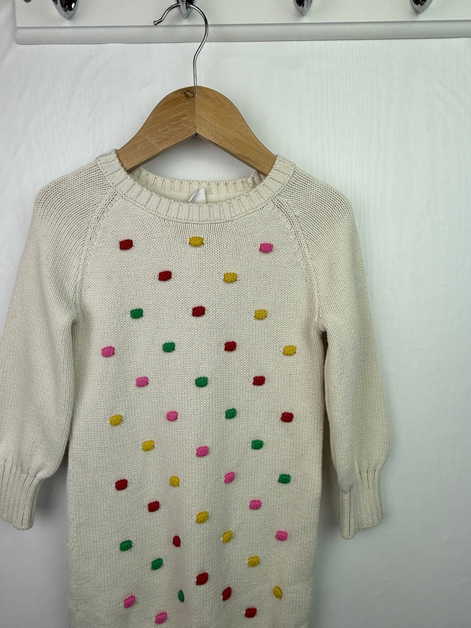 Gap Knit Polka Dot Dress - Girls 4 Years - Little Ones Preloved. Second Hand Children's & Preloved Baby, Kids, Girls & Boys Clothes. UK online