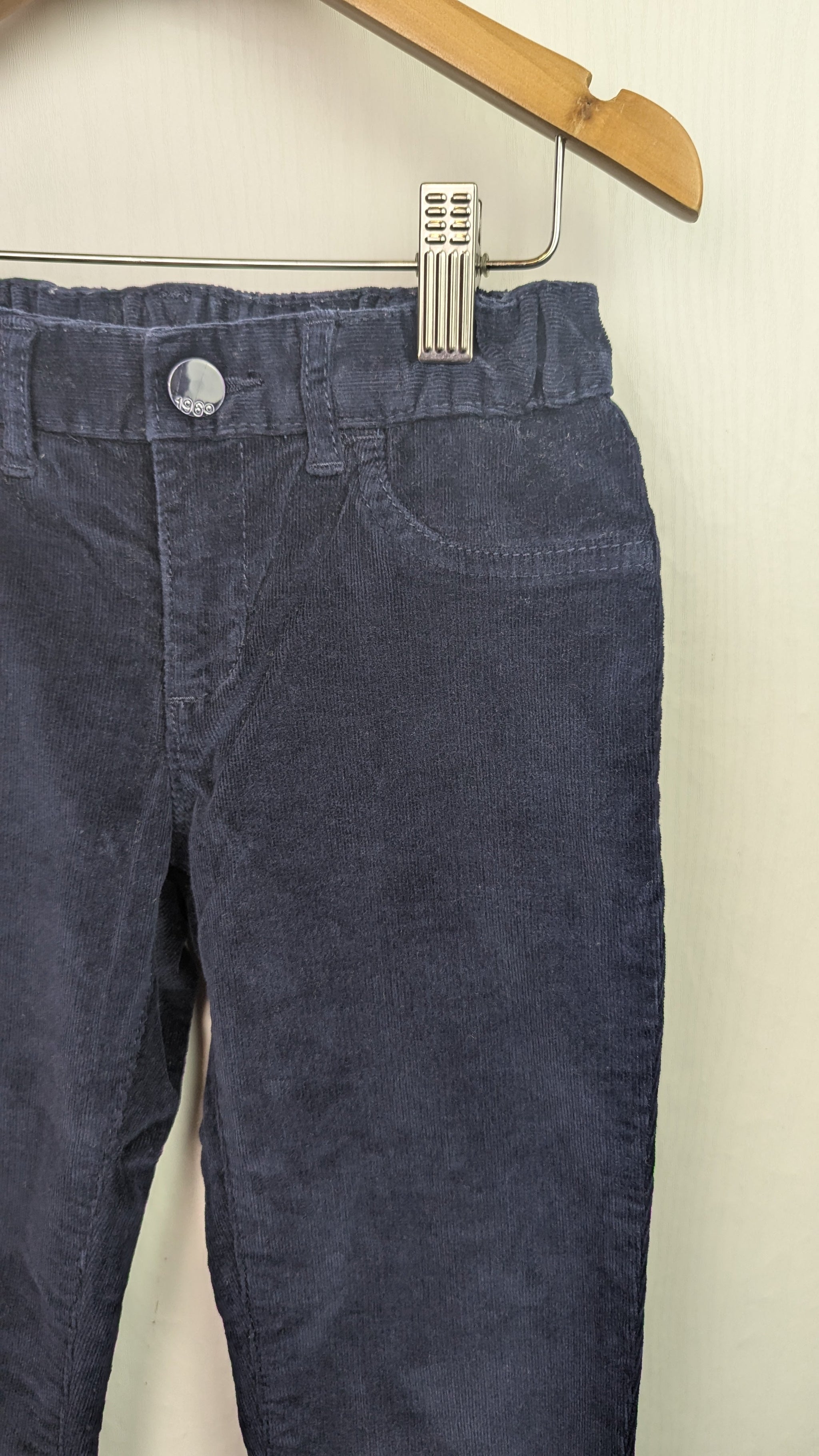 Gap Navy Skinny Cord Trousers Unisex 8 Years Little Ones Preloved