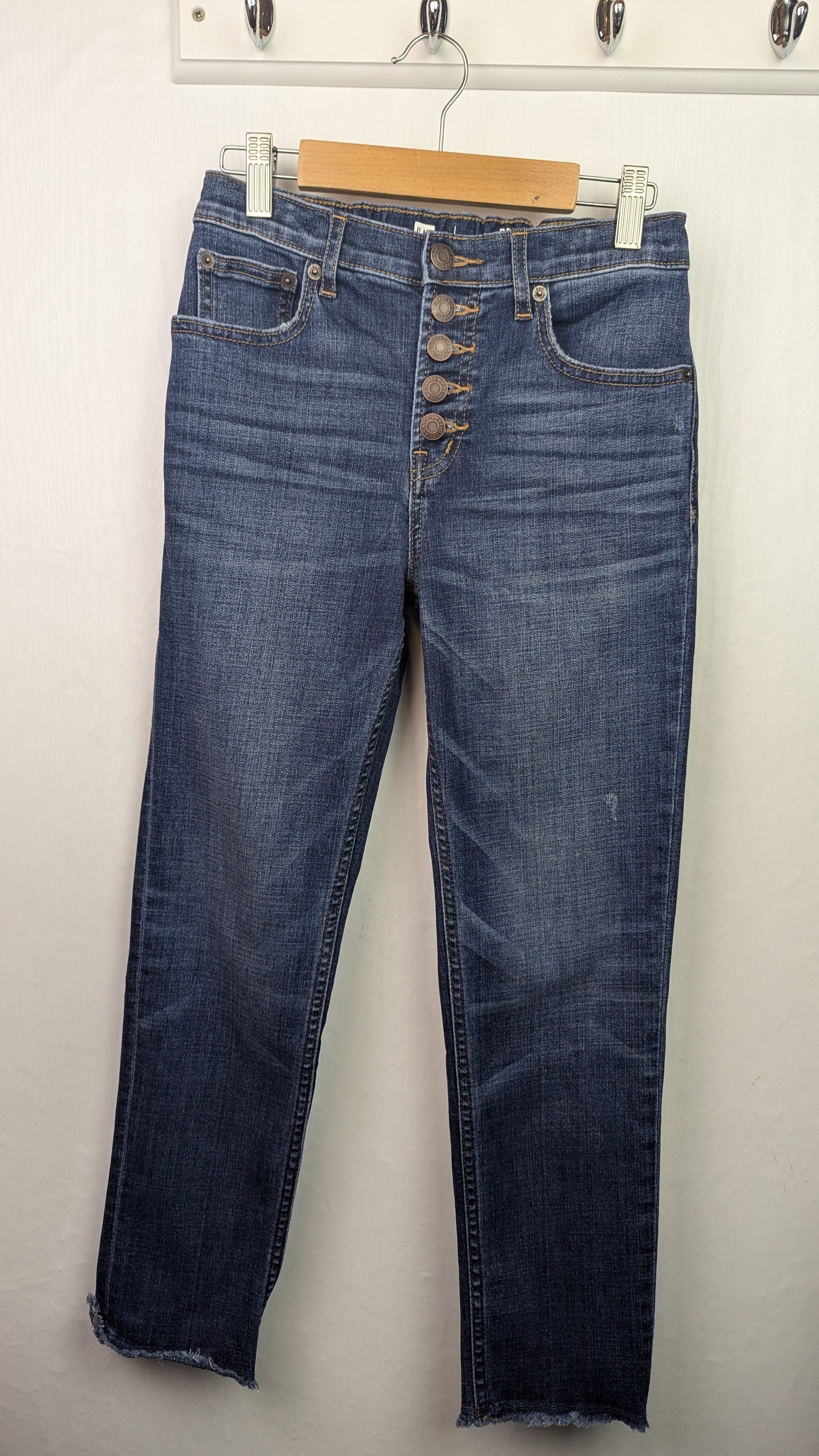 Gap Pencil Slim Ankle High Rise Jeans - Girls 12 Years - Little Ones Preloved. Second Hand Children's & Preloved Baby, Kids, Girls & Boys Clothes. UK online