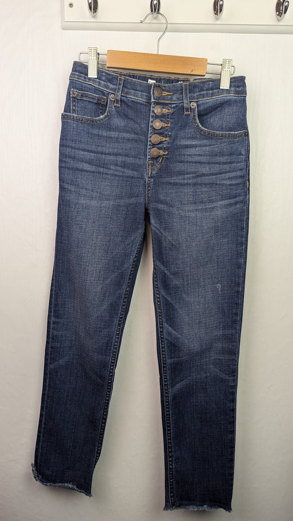 Gap Pencil Slim Ankle High Rise Jeans - Girls 12 Years Little Ones Preloved Used, Preloved, Preworn & Second Hand Baby, Kids & Children's Clothing UK Online. Cheap affordable. Brands including Next, Joules, Nutmeg Morrisons, TU, F&F, H&M.