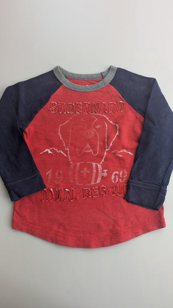 Gap St. Bernard Top - Boys 2 Years Gap Used, Preloved, Preworn & Second Hand Baby, Kids & Children's Clothing UK Online. Cheap affordable. Brands including Next, Joules, Nutmeg Morrisons, TU, F&F, H&M.