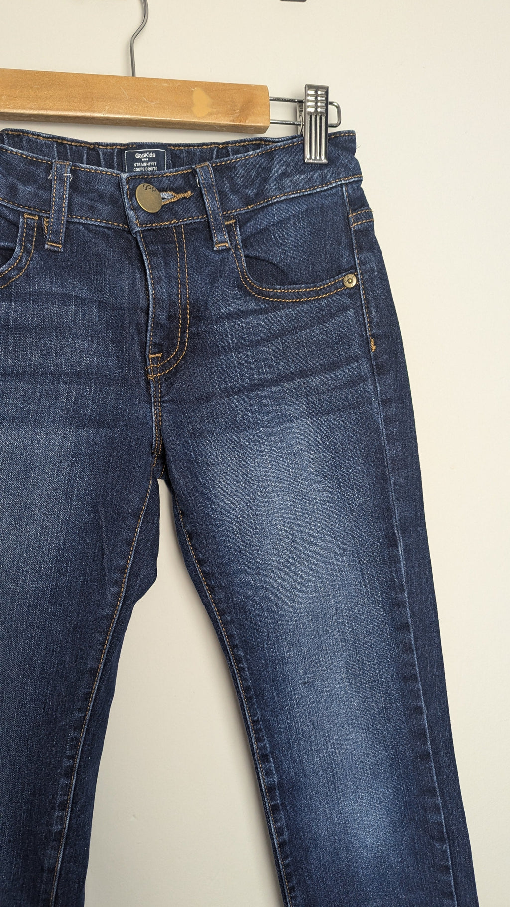 Gap Straight Dark Denim Jeans - Girls 10 - 11 Years - Little Ones Preloved. Second Hand Children's & Preloved Baby, Kids, Girls & Boys Clothes. UK online