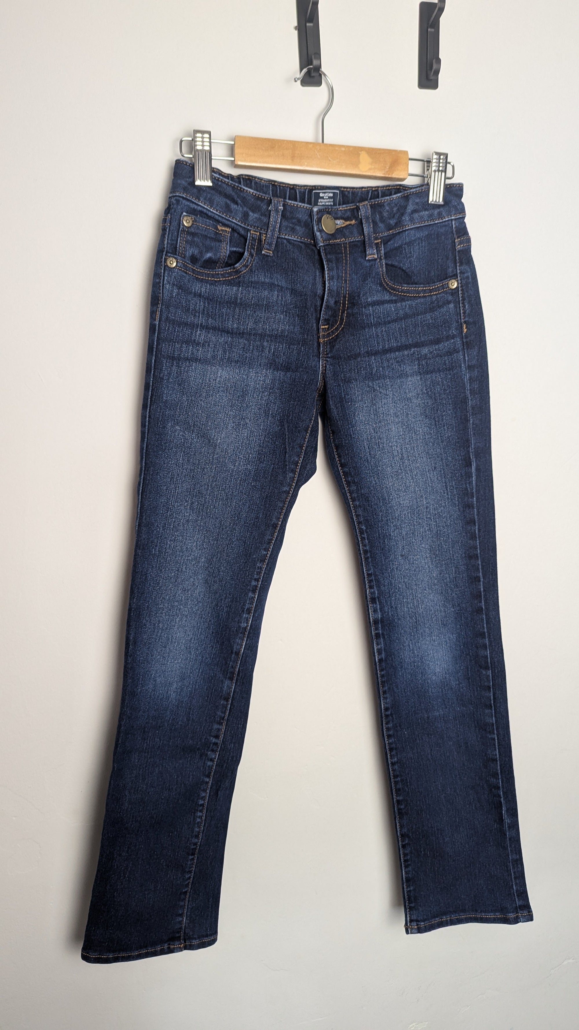 Gap Straight Dark Denim Jeans - Girls 10 - 11 Years - Little Ones Preloved. Second Hand Children's & Preloved Baby, Kids, Girls & Boys Clothes. UK online