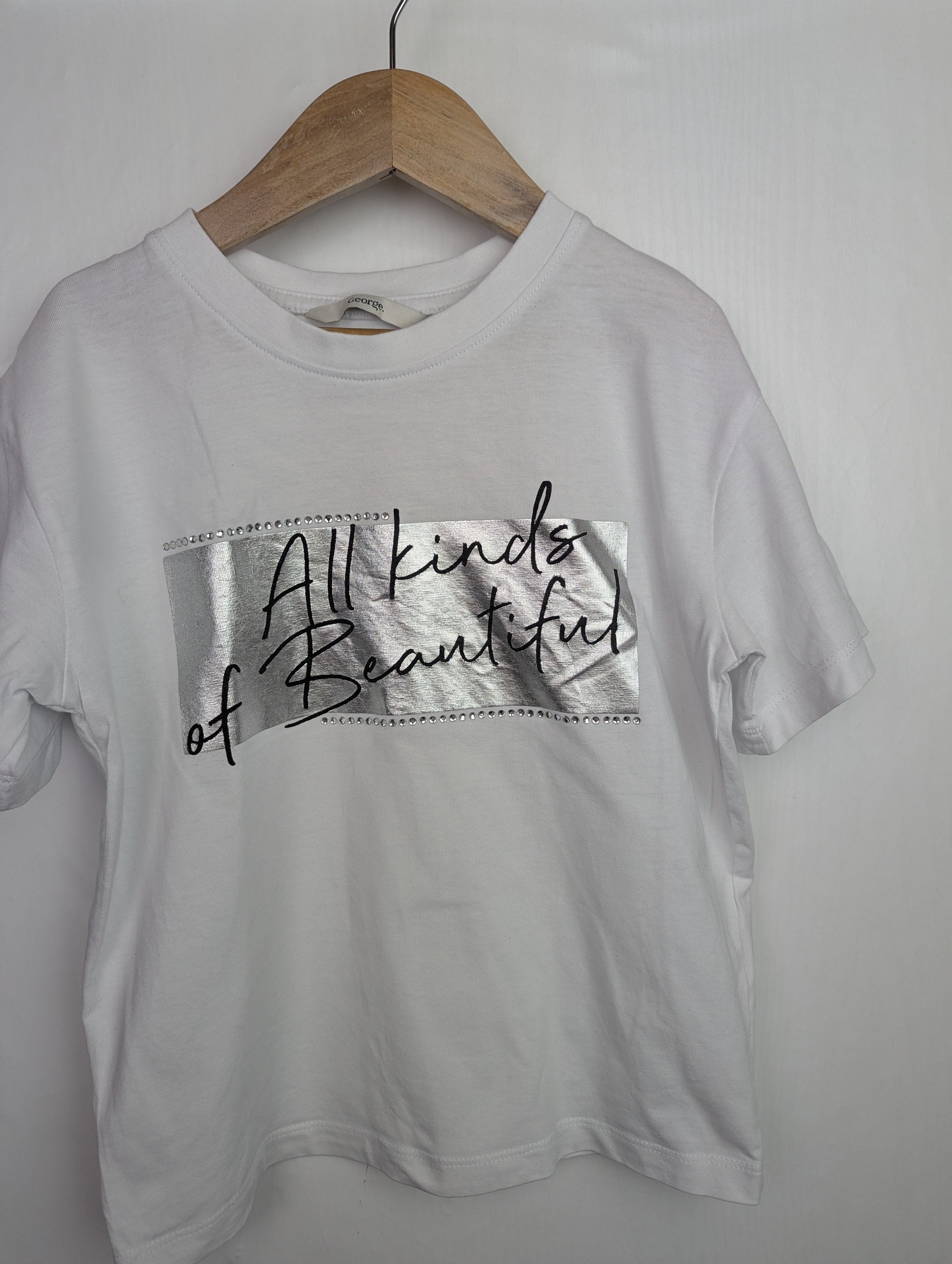 George All Kind of Beautiful Top - Girls 6 - 7 Years - Little Ones Preloved. Second Hand Children's & Preloved Baby, Kids, Girls & Boys Clothes. UK online