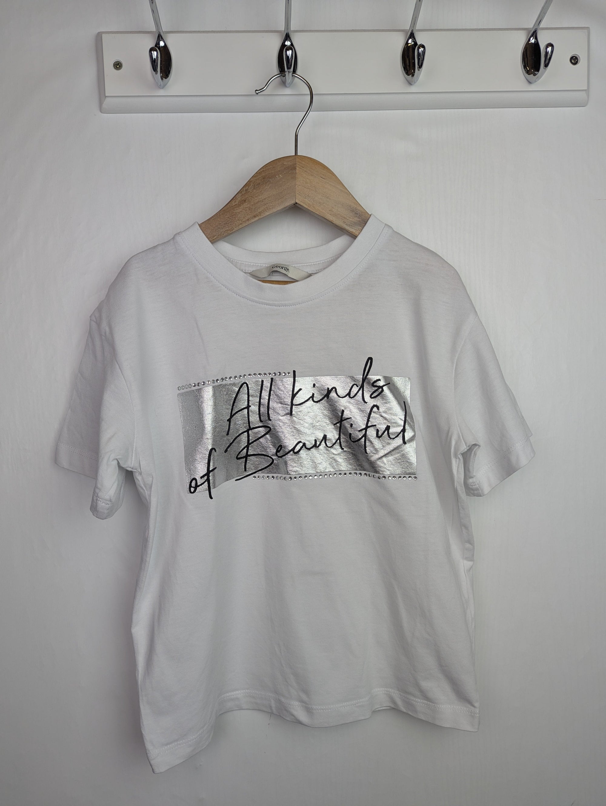 George All Kind of Beautiful Top - Girls 6 - 7 Years - Little Ones Preloved. Second Hand Children's & Preloved Baby, Kids, Girls & Boys Clothes. UK online