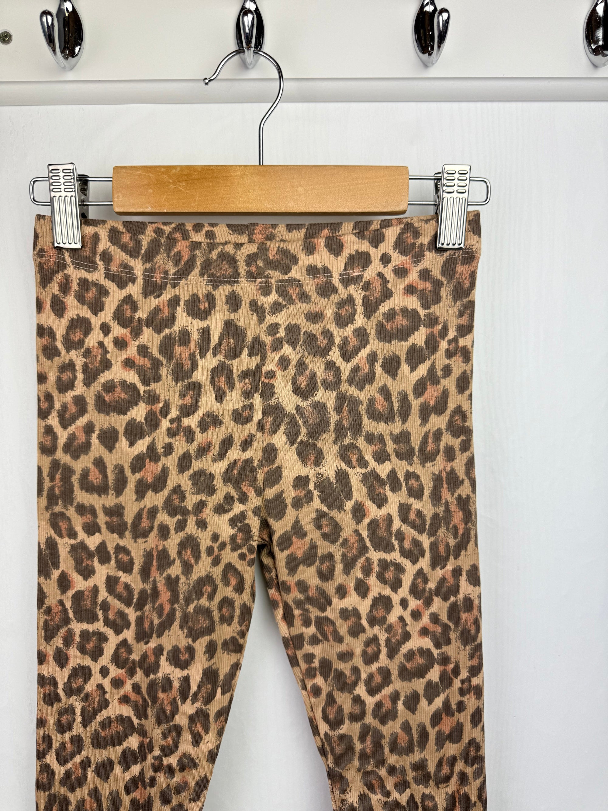 George Animal Print Ribbed Leggings - Girls 6 - 7 Years - Little Ones Preloved. Second Hand Children's & Preloved Baby, Kids, Girls & Boys Clothes. UK online