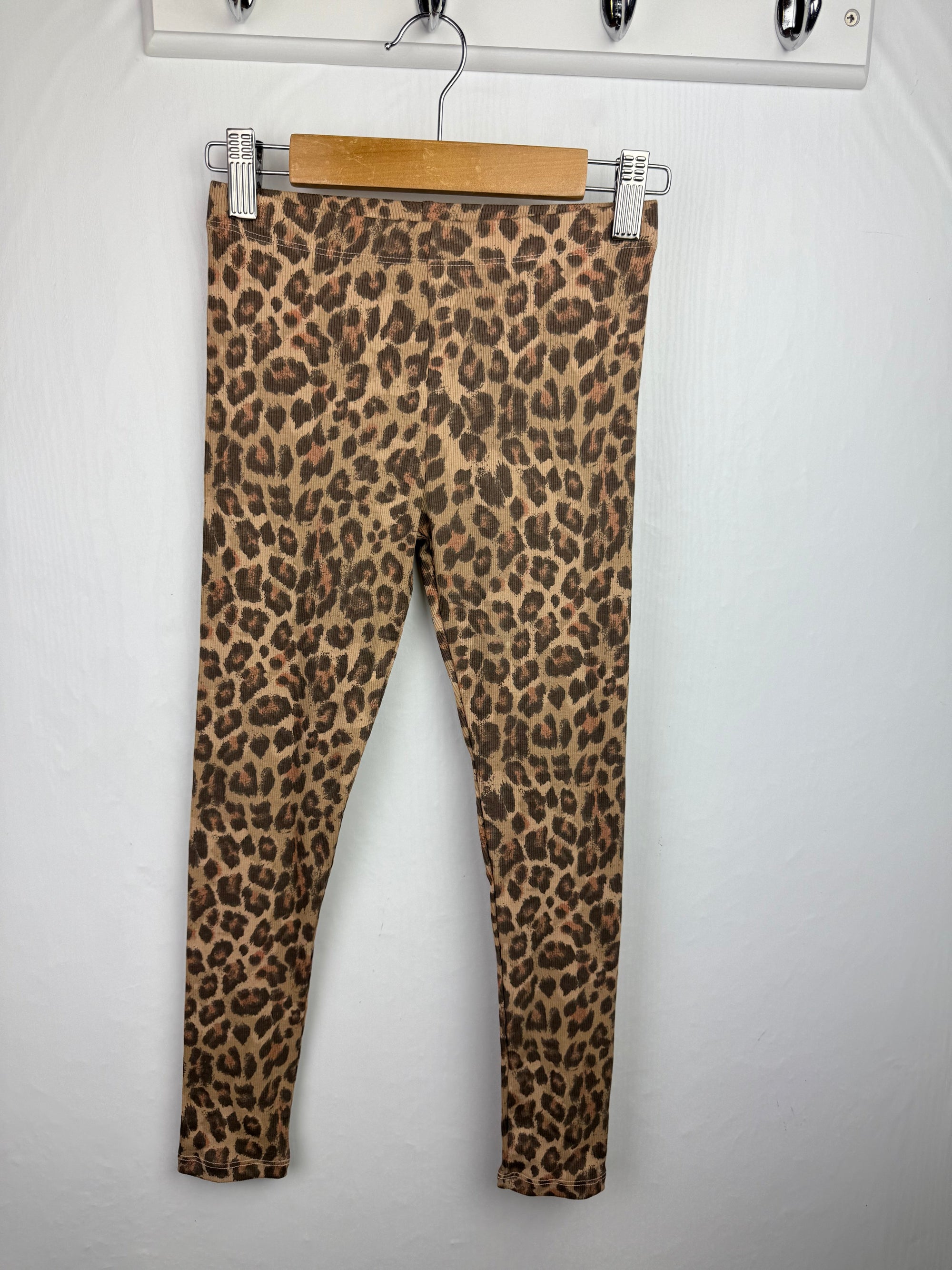 George Animal Print Ribbed Leggings - Girls 6 - 7 Years - Little Ones Preloved. Second Hand Children's & Preloved Baby, Kids, Girls & Boys Clothes. UK online